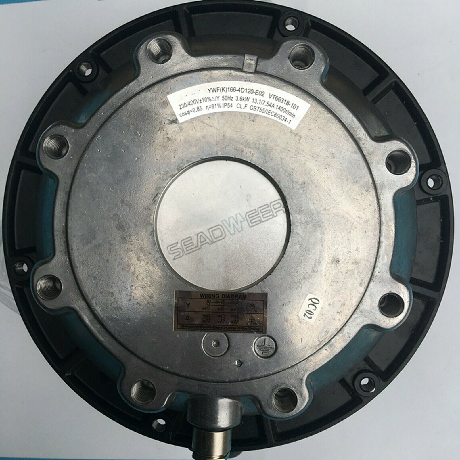 ZIEHL-ABEGG/Mdexx/Siemens MK165-4DK.24.U 134795 400-460V AC 3.5KW GA55  1670RPM Ball Bearing for Atlas Air Compressor - Chinese replacement of 